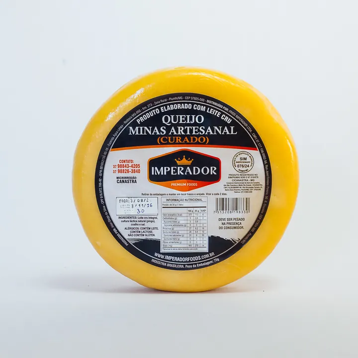 Queijo Minas Artesanal Curado Imperador